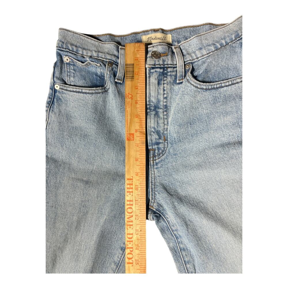 Madewell Perfect Vintage Crop Jeans Women’s 27 High Rise Light Wash Distressed - Picture 9 of 9